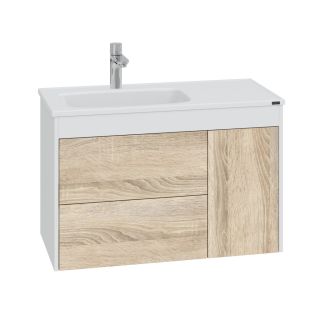 Подвесная тумба под раковину Санта Меркурий 700456 90 см янтарный